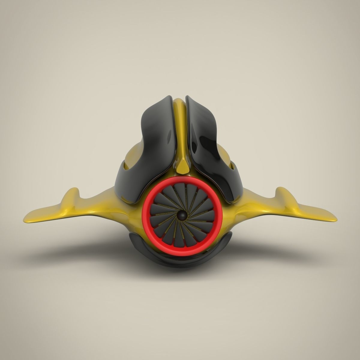 Spacecraft spaceship 3D model_5