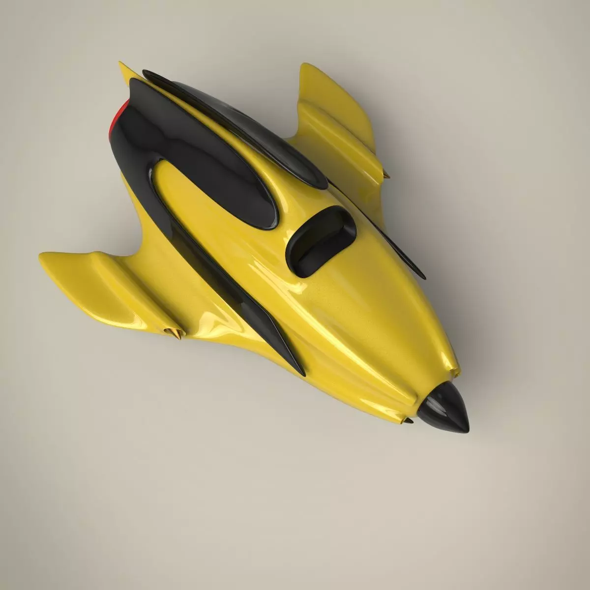 Spacecraft spaceship 3D model_0