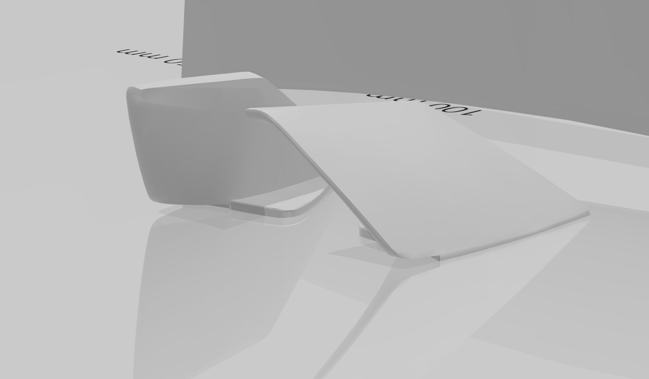 Silvia S14 Kouki wing RC 3D print model_3