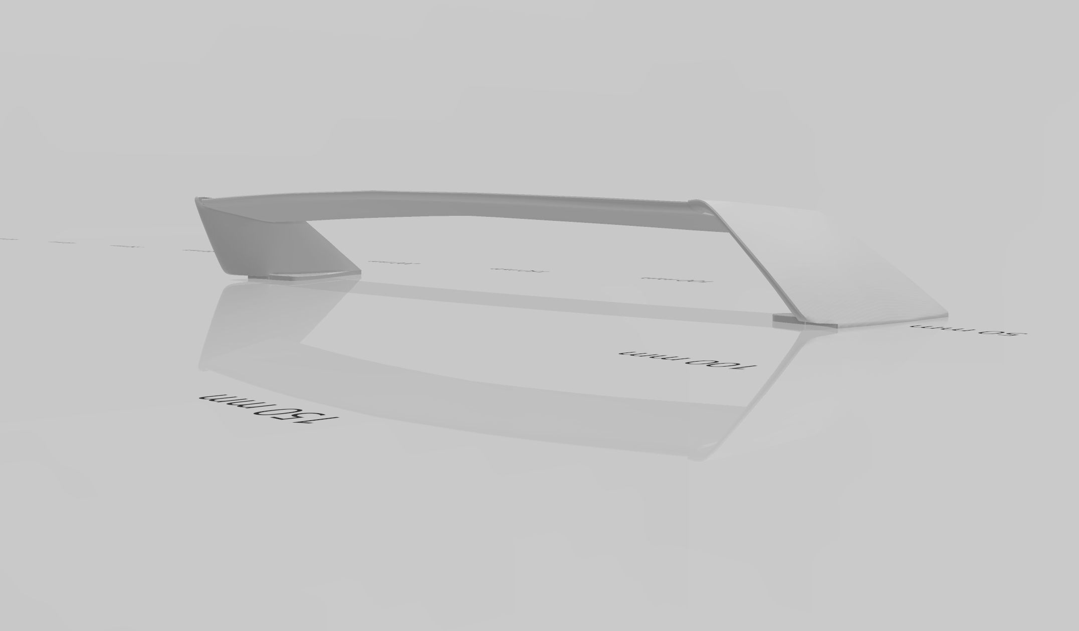 Silvia S14 Kouki wing RC 3D print model_1