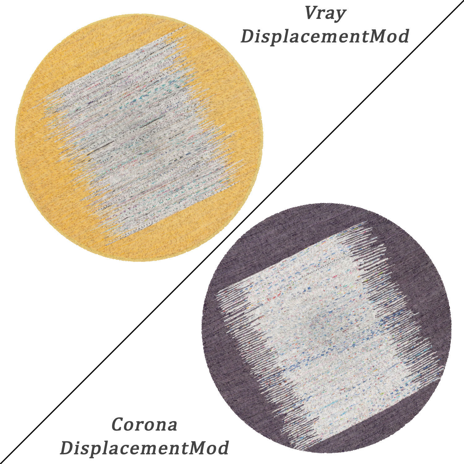 Round Rug Set 237 3D model_1