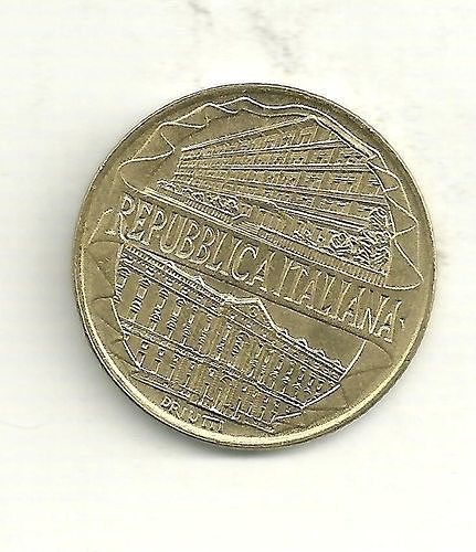 Texture set of 14 coin types of Italy Texture