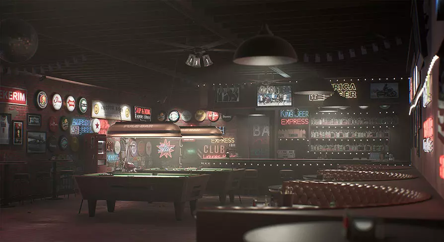 Fuel Bar Low-poly 3D model_16