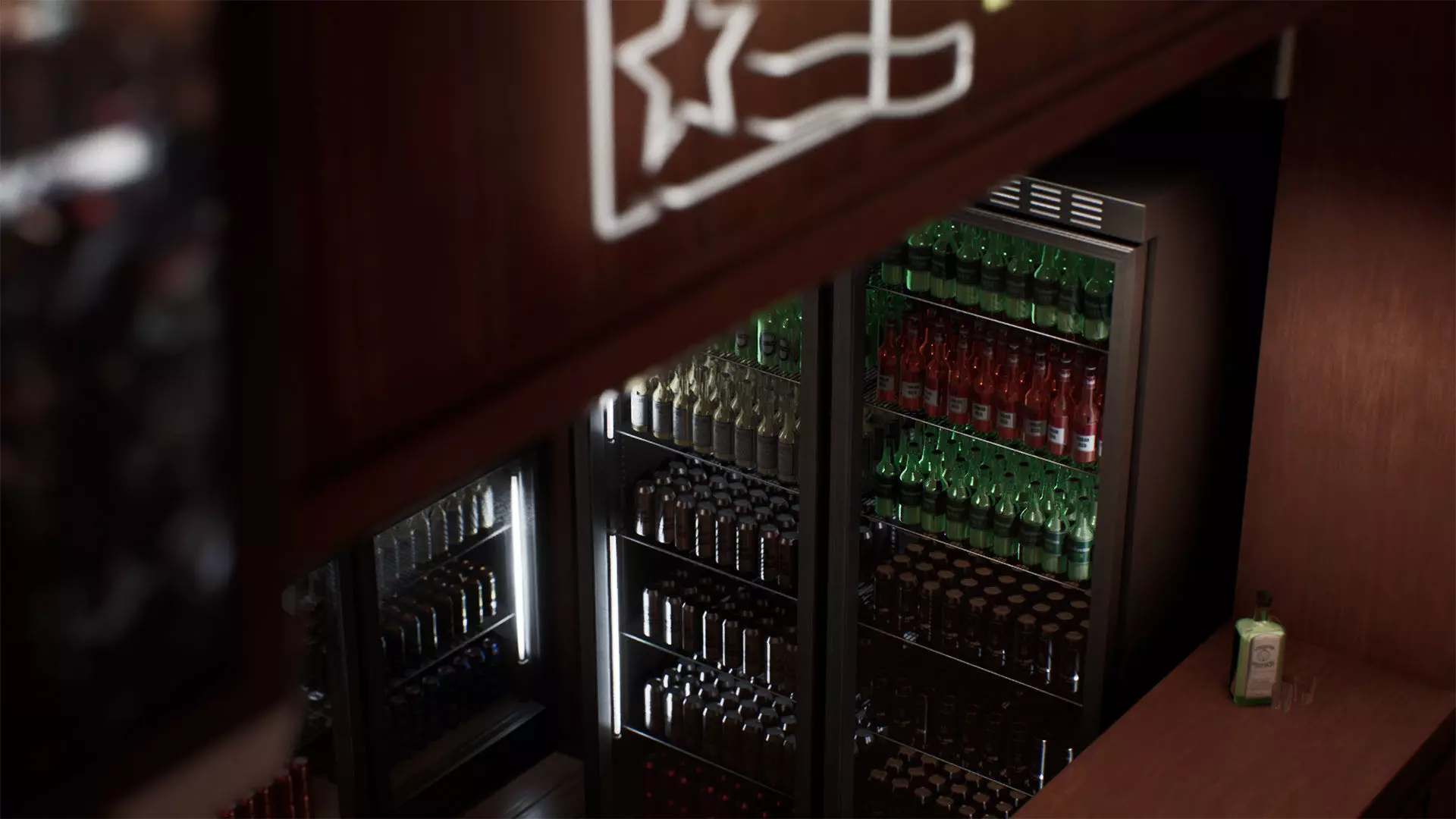 Fuel Bar Low-poly 3D model_10