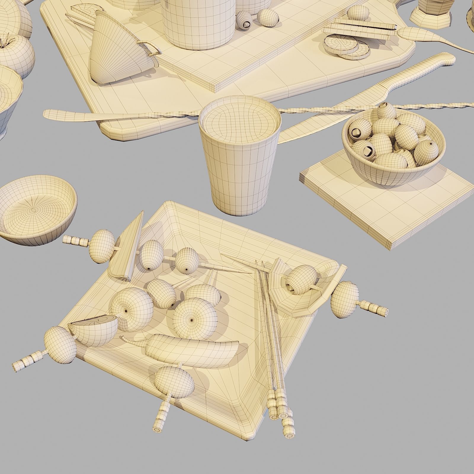 Cocktail Set Bloody Mary 3D model_14