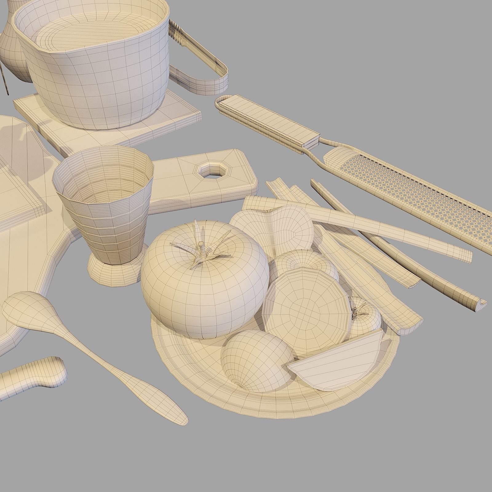 Cocktail Set Bloody Mary 3D model_16