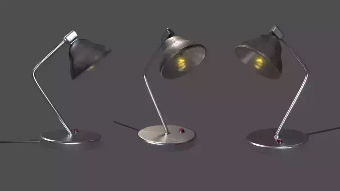 Desk Lamp - Unreal - Game Ready Low-poly 3D model
