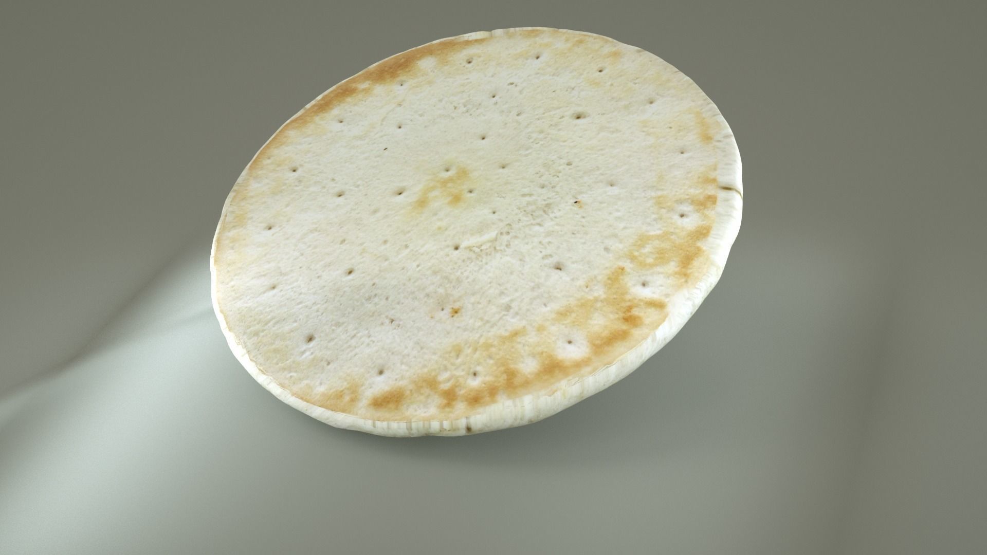 Pizza 3D Model with pepperoni and cheese 3D model_3