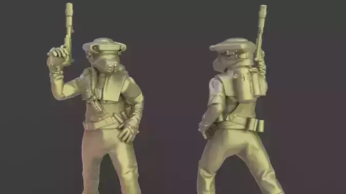 Star Wars Legion return of the jedi Leia Miniature