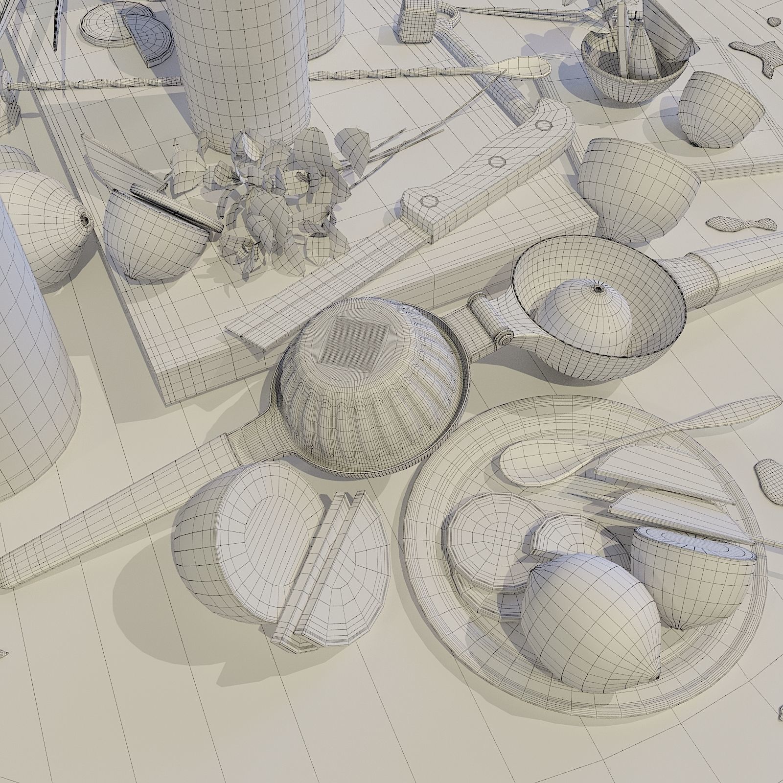 Cocktail Set Cuba Libre 3D model_7