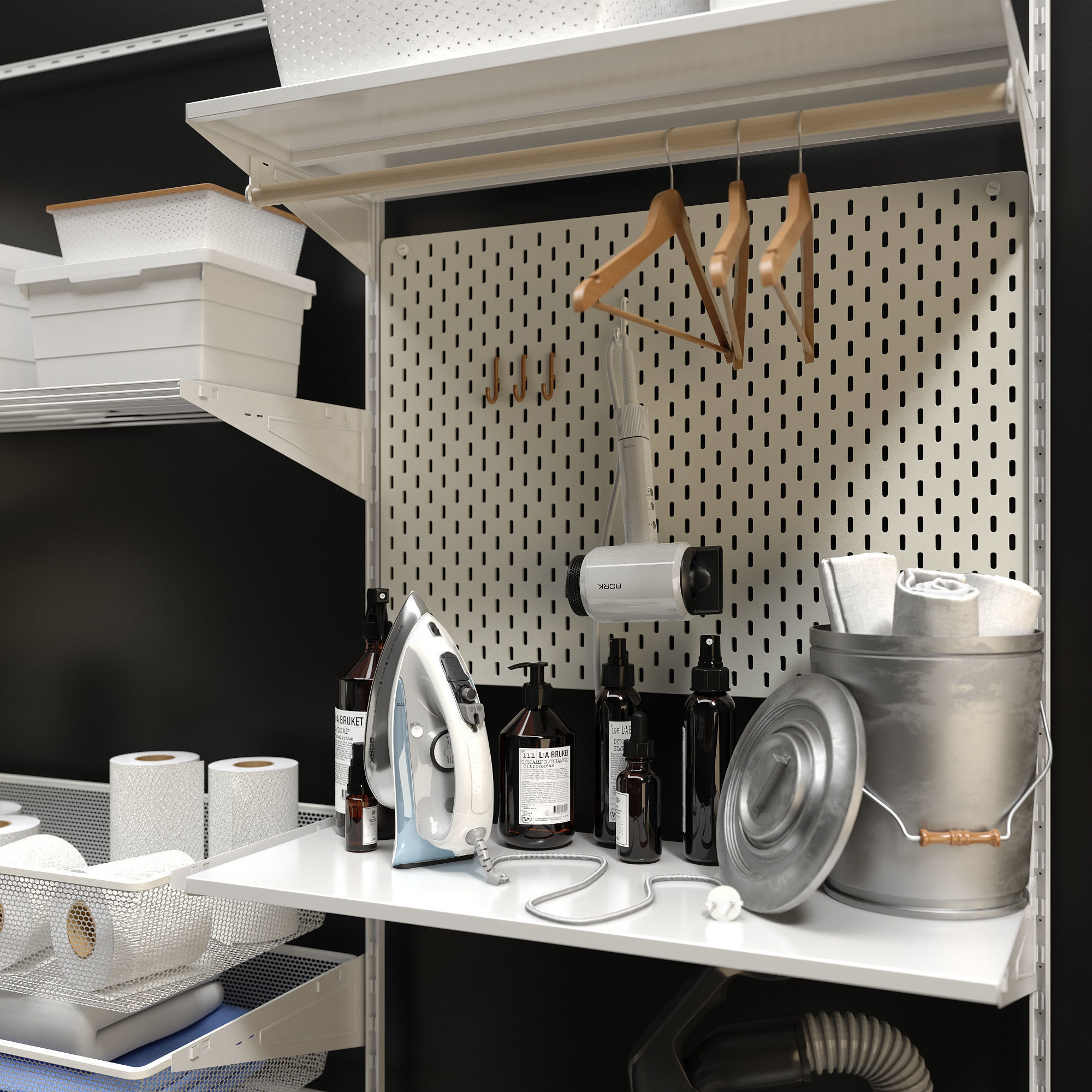 Laundry room 3D model_1