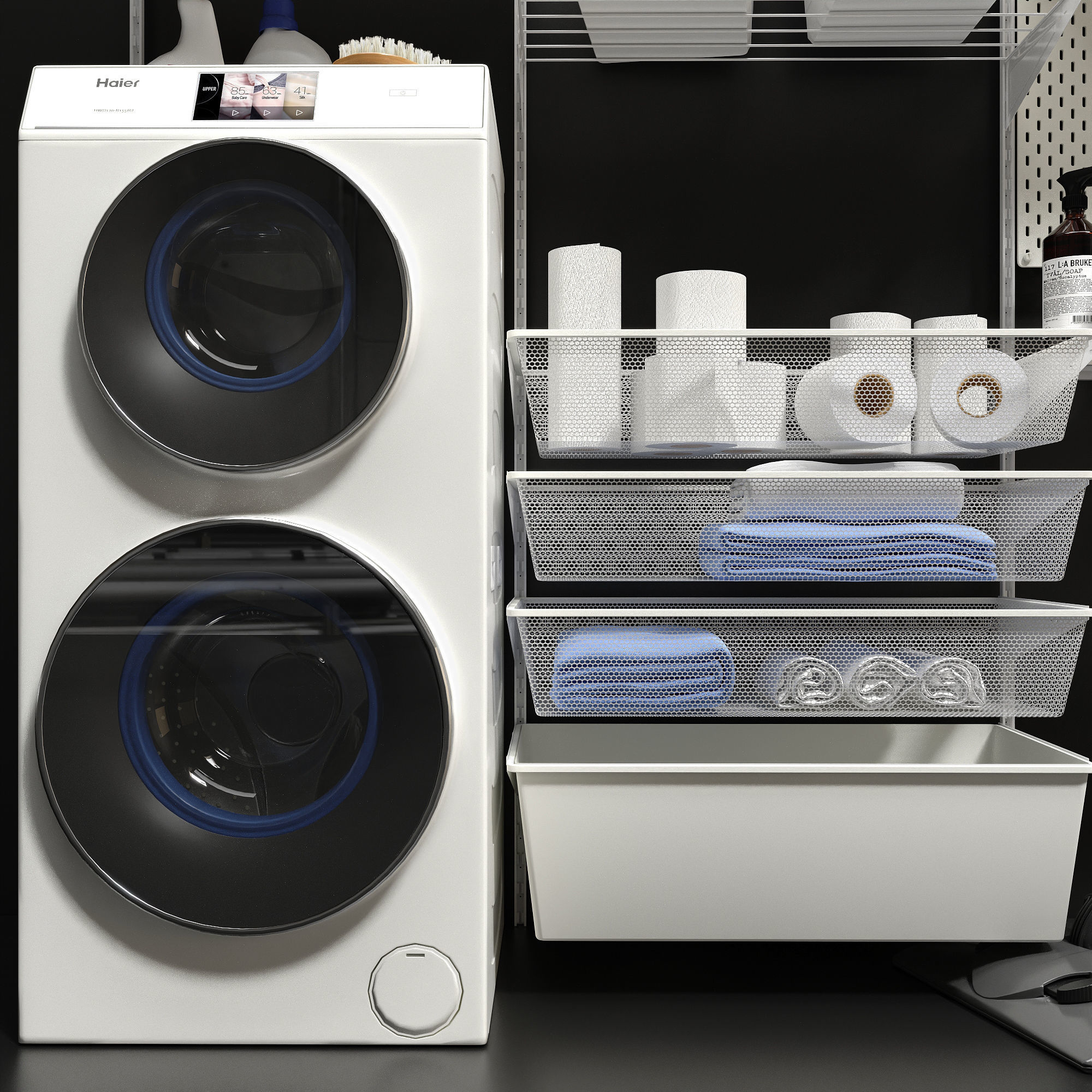 Laundry room 3D model_3