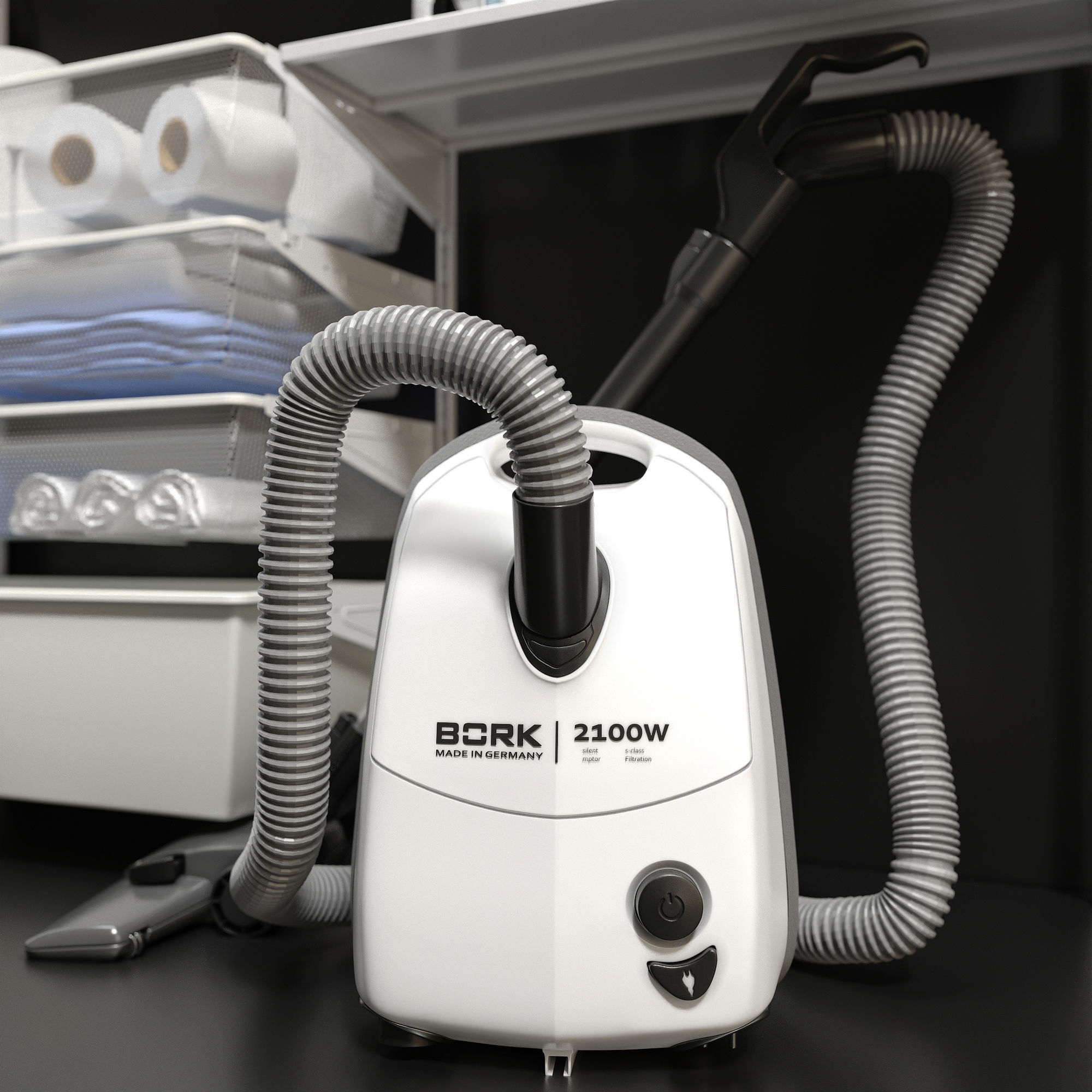 Laundry room 3D model_2