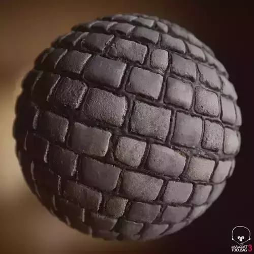 Tar-Jointed Cobblestones