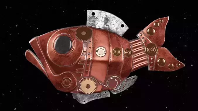 Steampunk fish