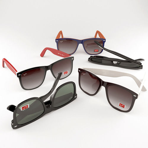 Sunglasses ray ban 3D model