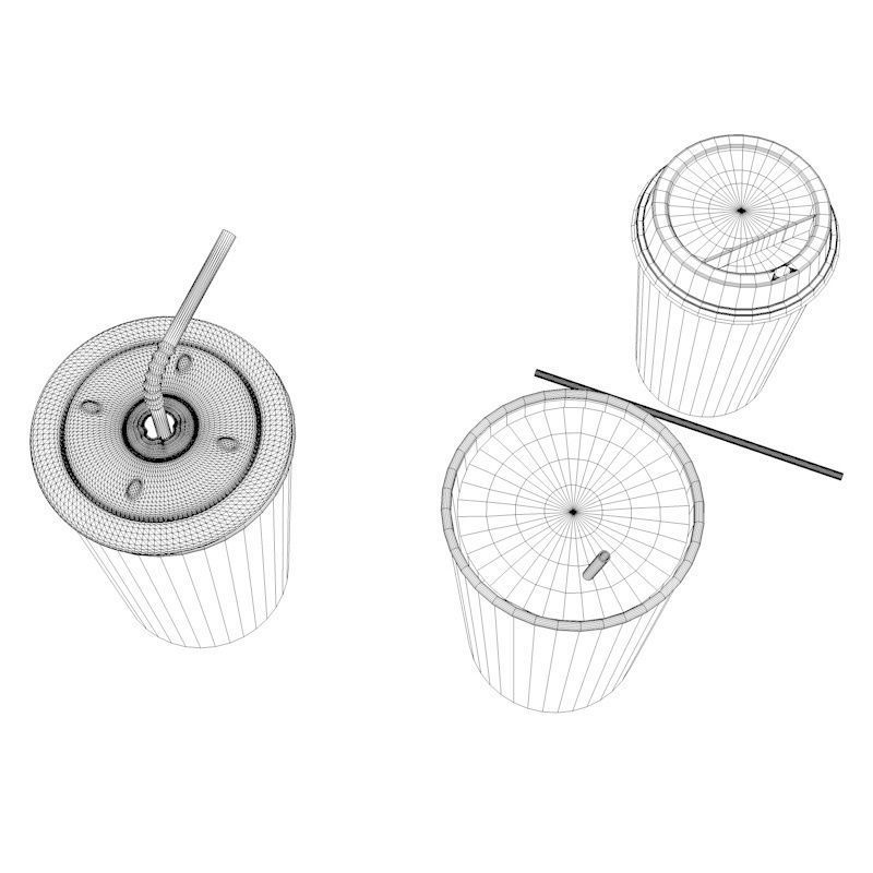 McDonalds Cups 3D Model 3D model_5