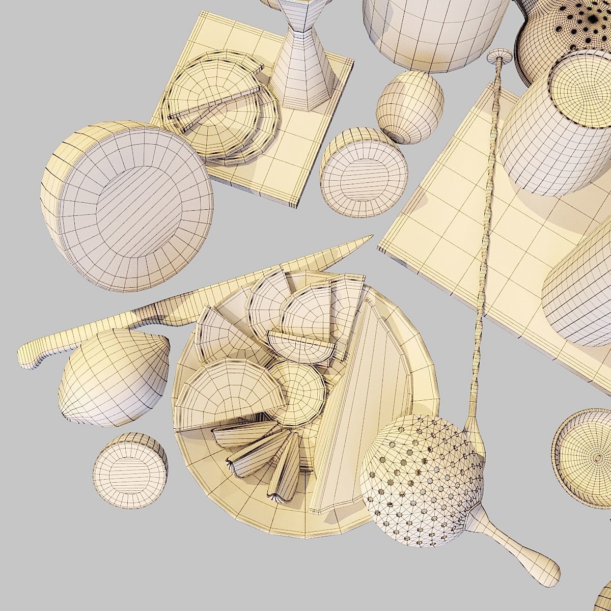 Cocktail Set Zombie 3D model_10