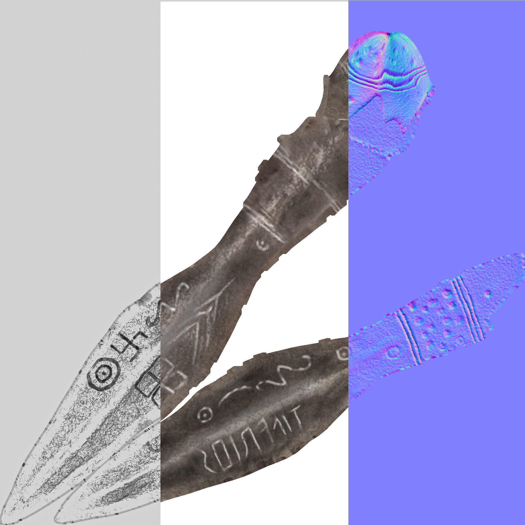 Spearhead of Kovel Low-poly 3D model_7