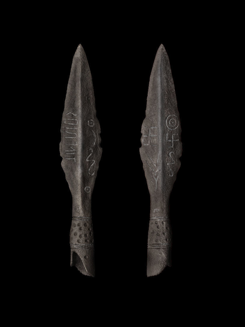 Spearhead of Kovel Low-poly 3D model_1