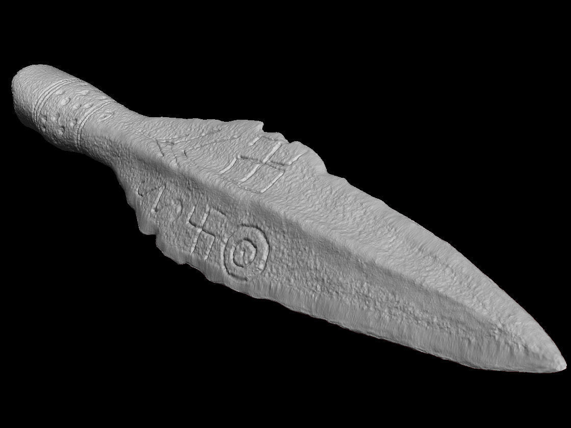 Spearhead of Kovel Low-poly 3D model_5