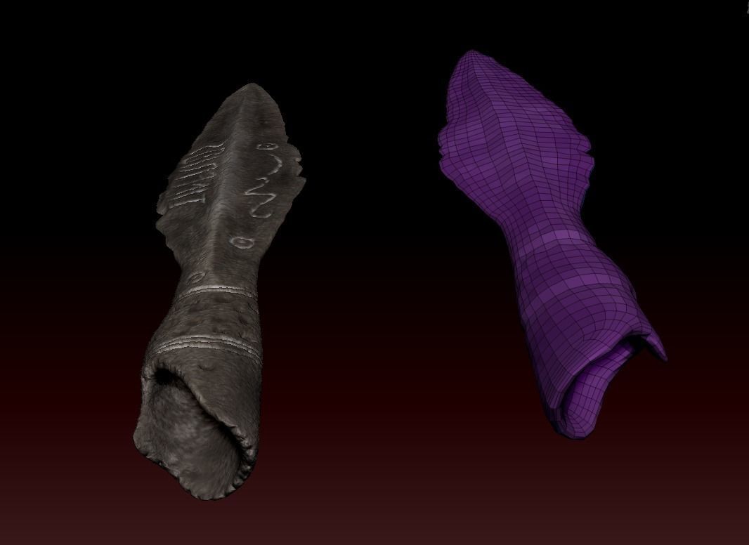 Spearhead of Kovel Low-poly 3D model_4