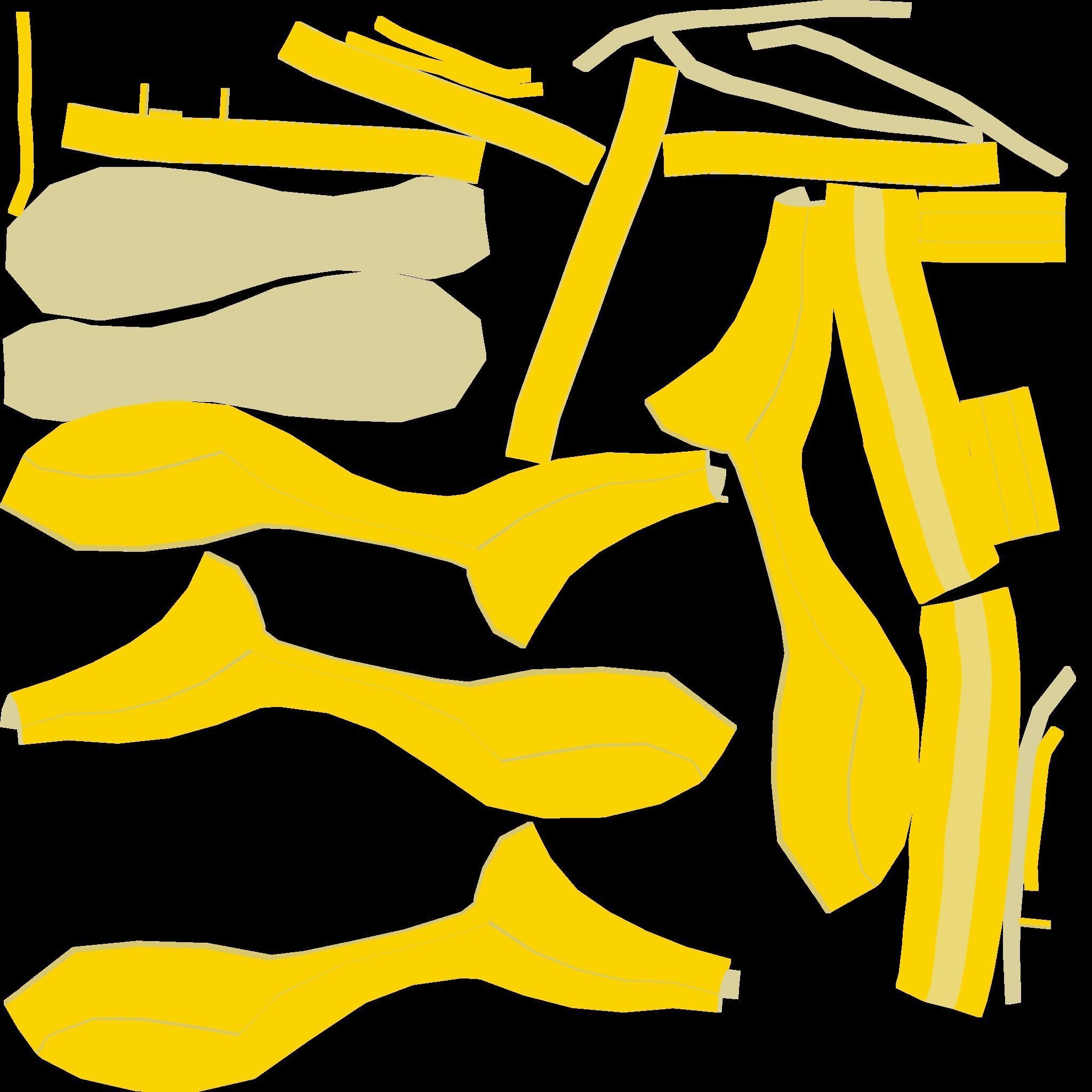 Simple Girl Heels - 05 Color Options - Character Design Low-poly 3D model_22