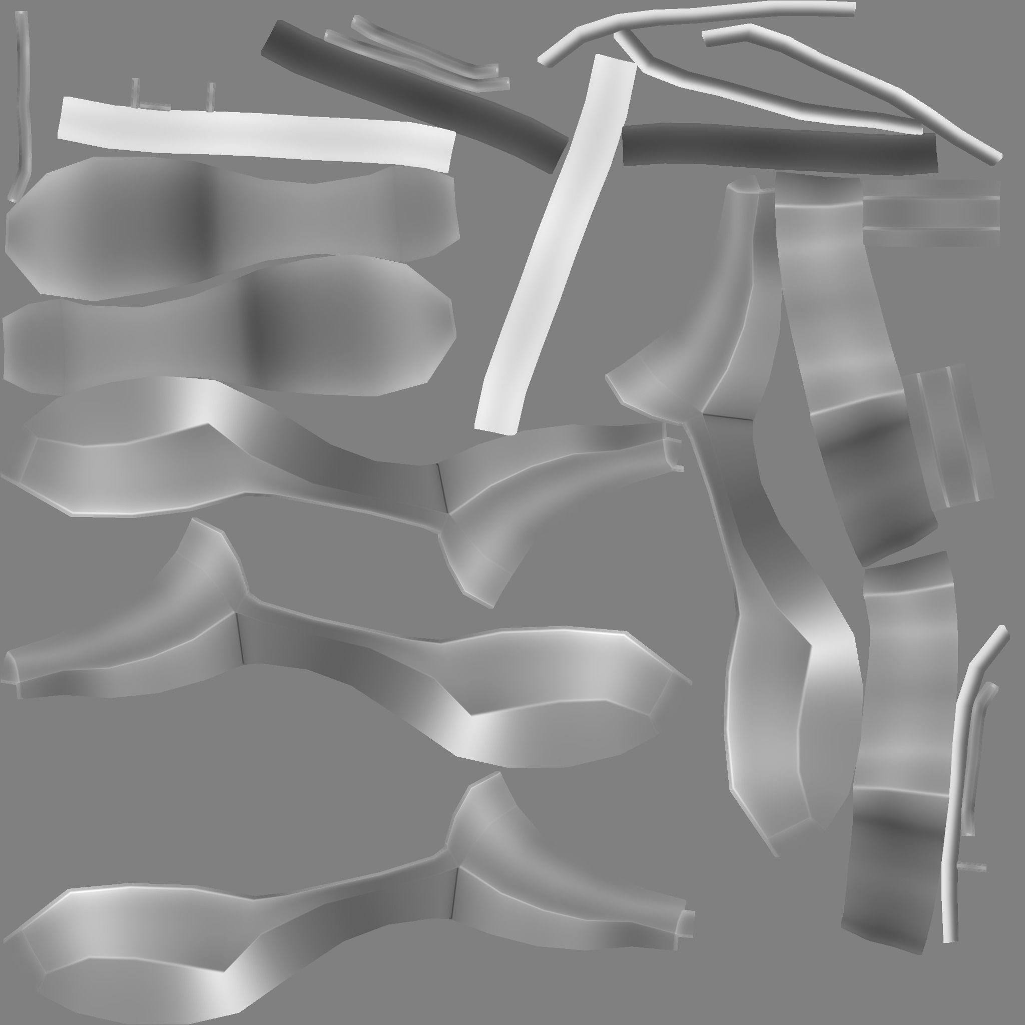 Simple Girl Heels - 05 Color Options - Character Design Low-poly 3D model_24