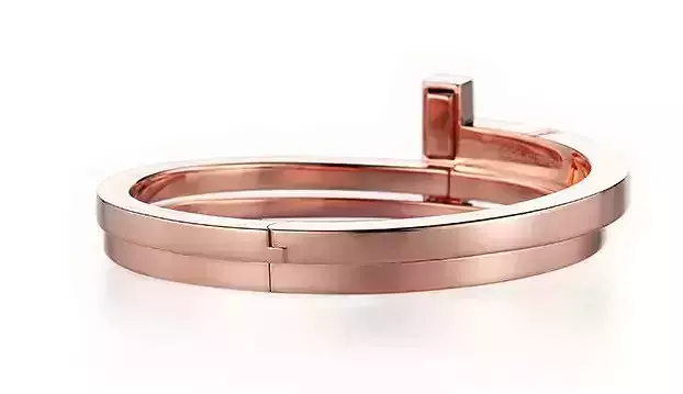 Bracelet rose gold ring Free low-poly 3D model