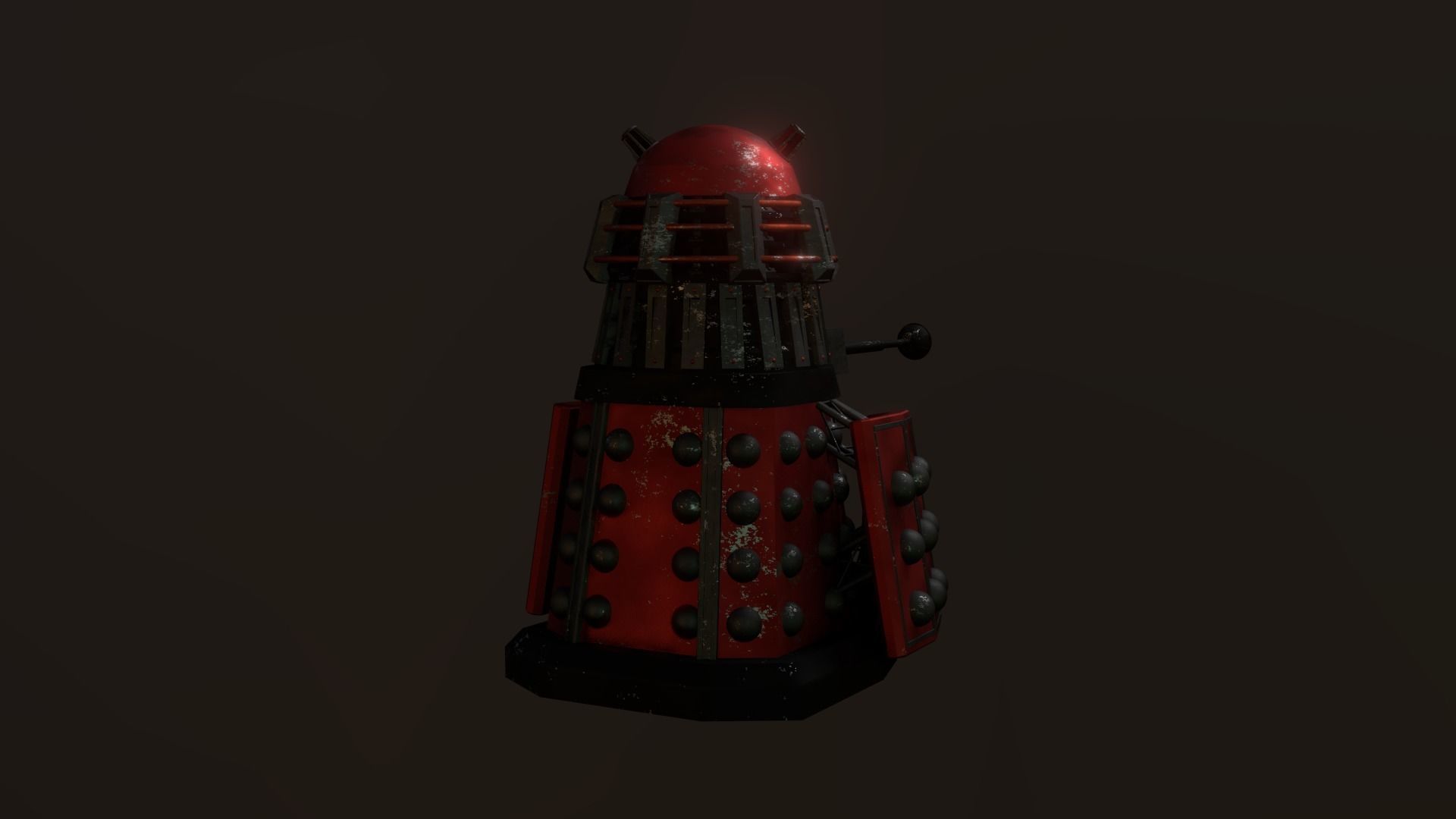 STEAMPUNK - ROYAL GUARD DALEK PACK - Rogue Film Productions Low-poly 3D model_10