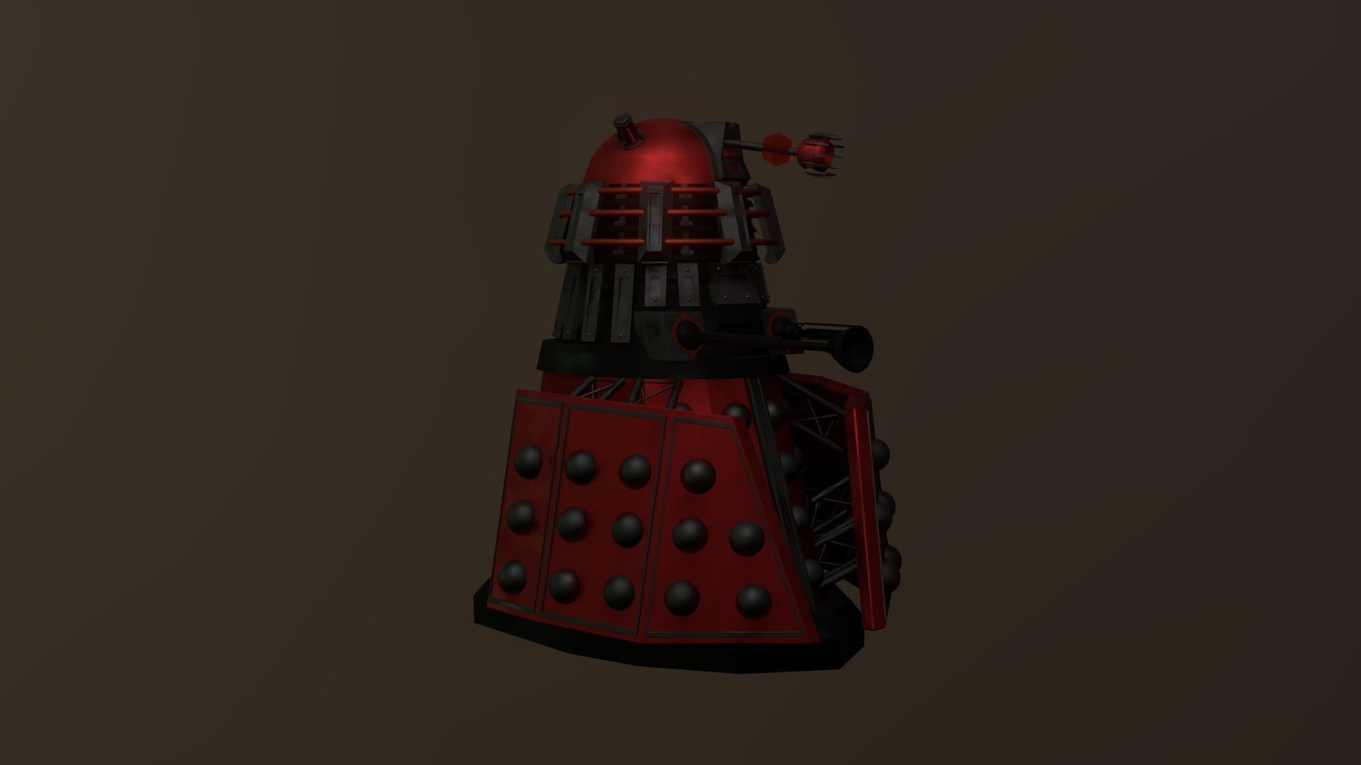 STEAMPUNK - ROYAL GUARD DALEK PACK - Rogue Film Productions Low-poly 3D model_6