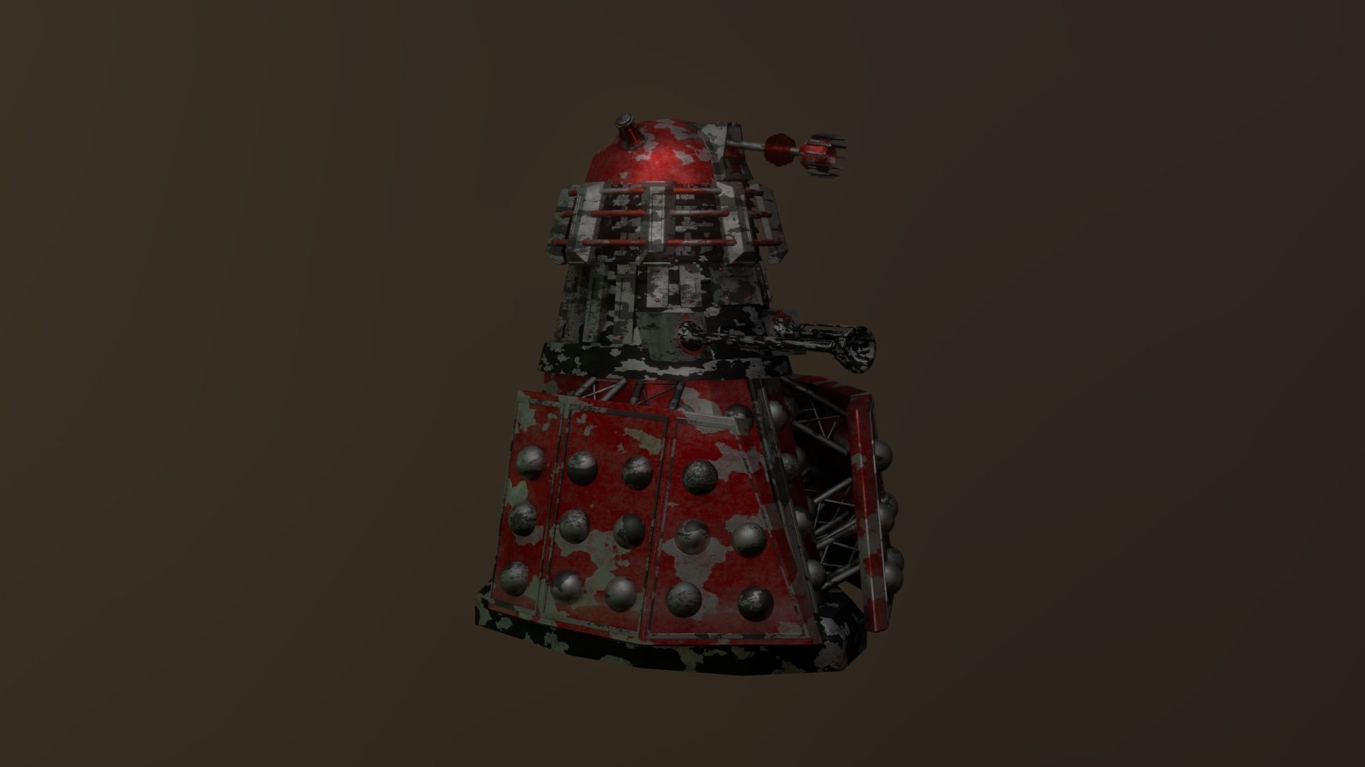 STEAMPUNK - ROYAL GUARD DALEK PACK - Rogue Film Productions Low-poly 3D model_16