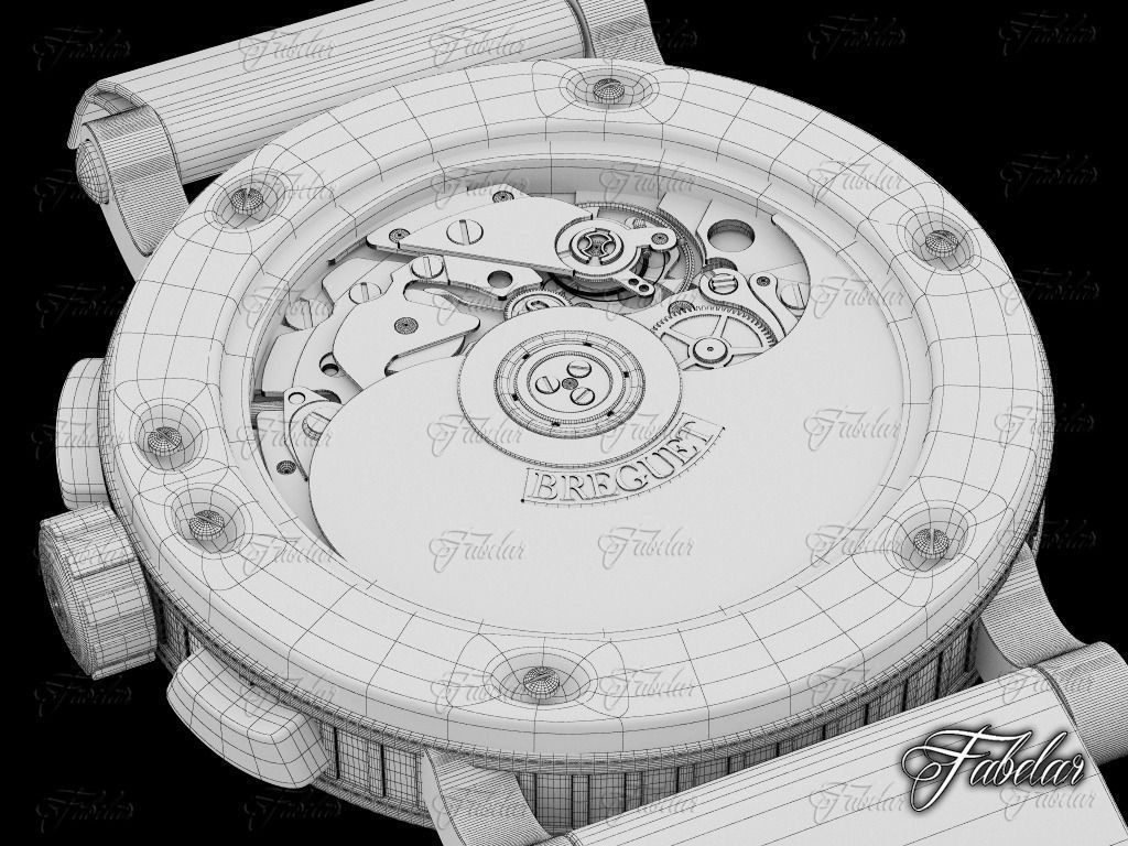 Watch mechanism 3D model_8