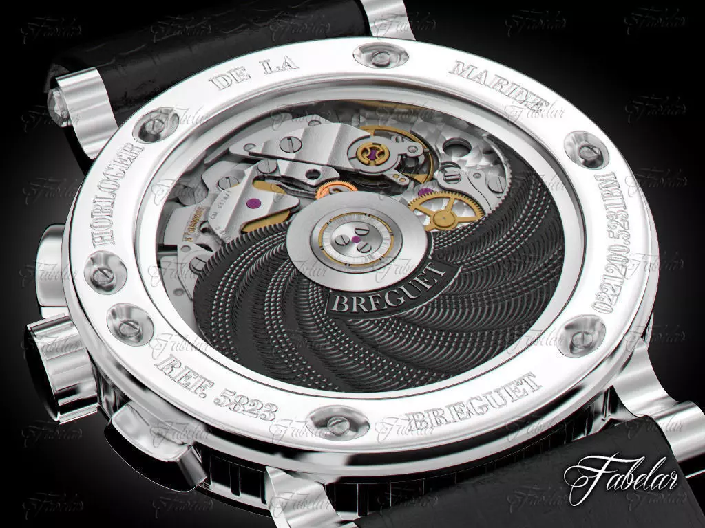 Watch mechanism 3D model_0