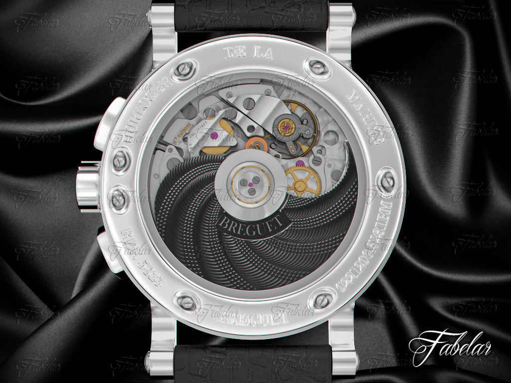 Watch mechanism 3D model_1