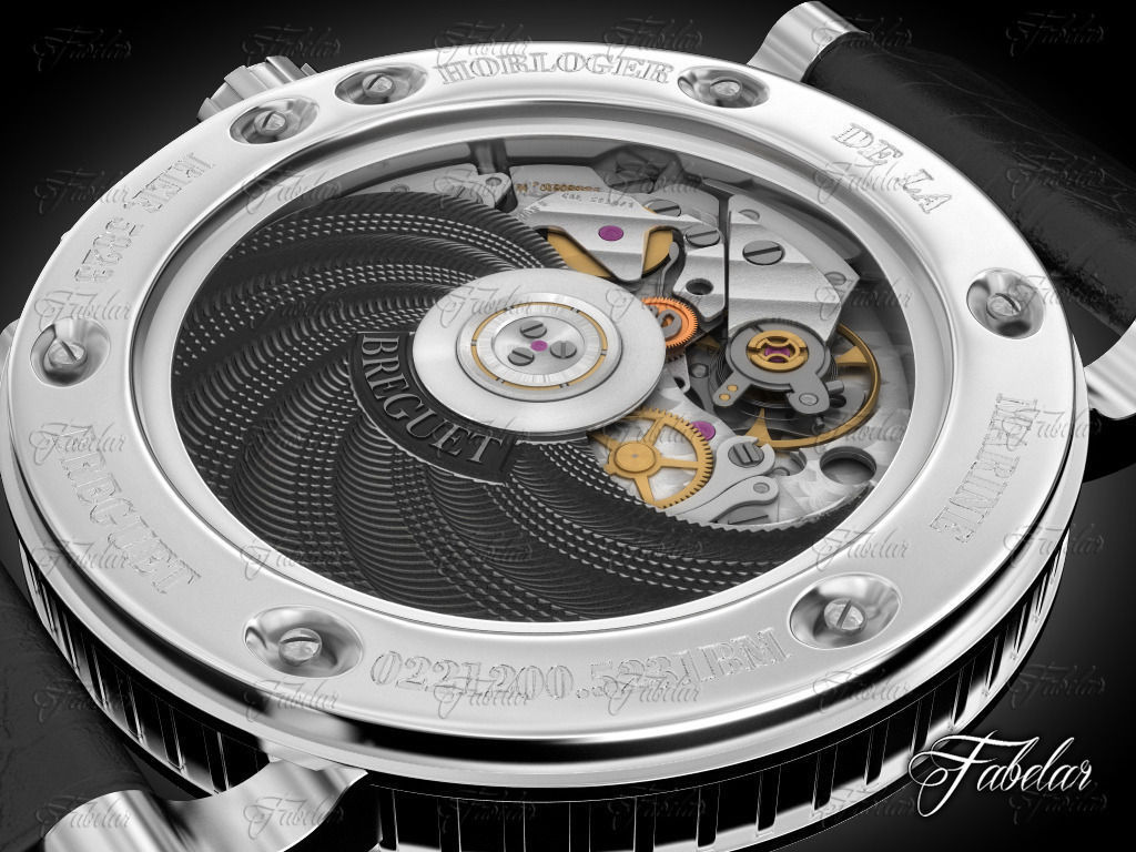 Watch mechanism 3D model_2