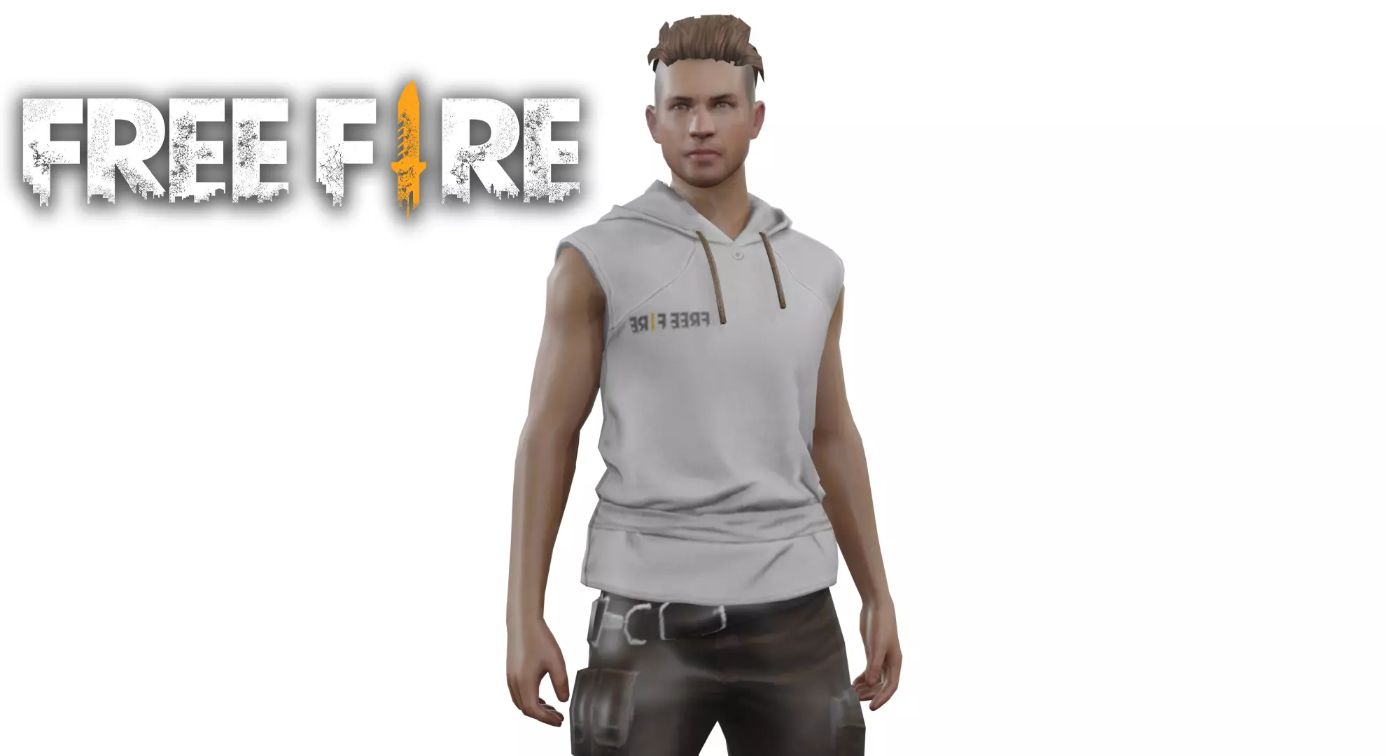 Adam - Free Fire 3D Model Download -  Primis 3D Model 3D model_0