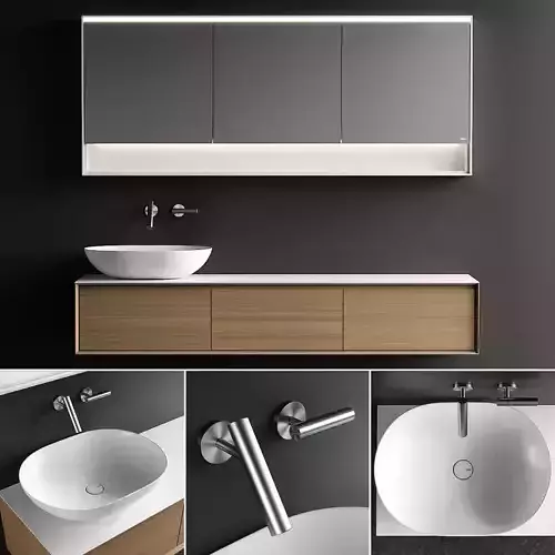 Falper Shape Evo Vanity Unit Set 2 3D model