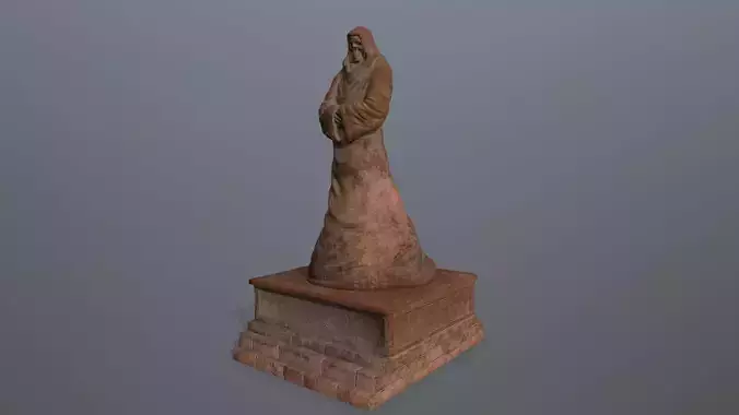 statue lord of rings Low-poly 3D model