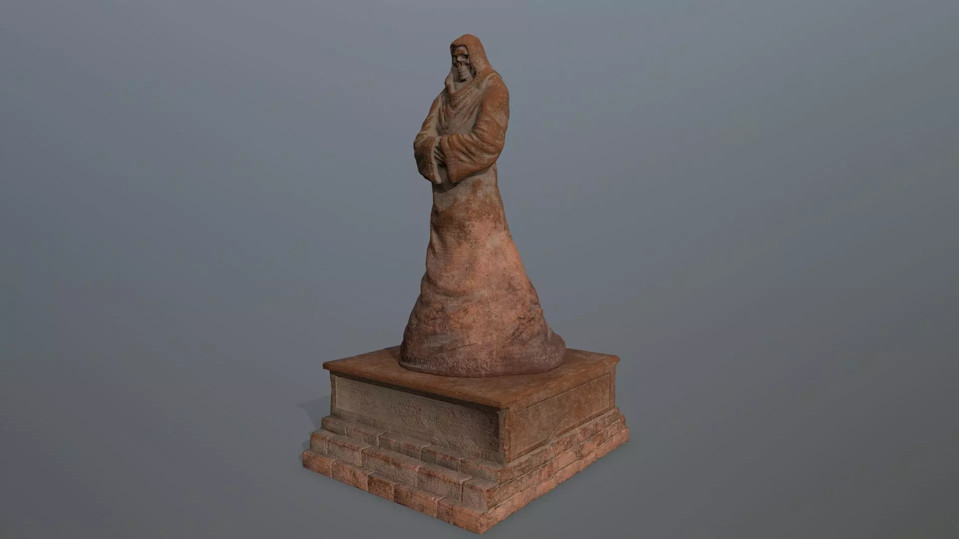 statue lord of rings Low-poly 3D model_0