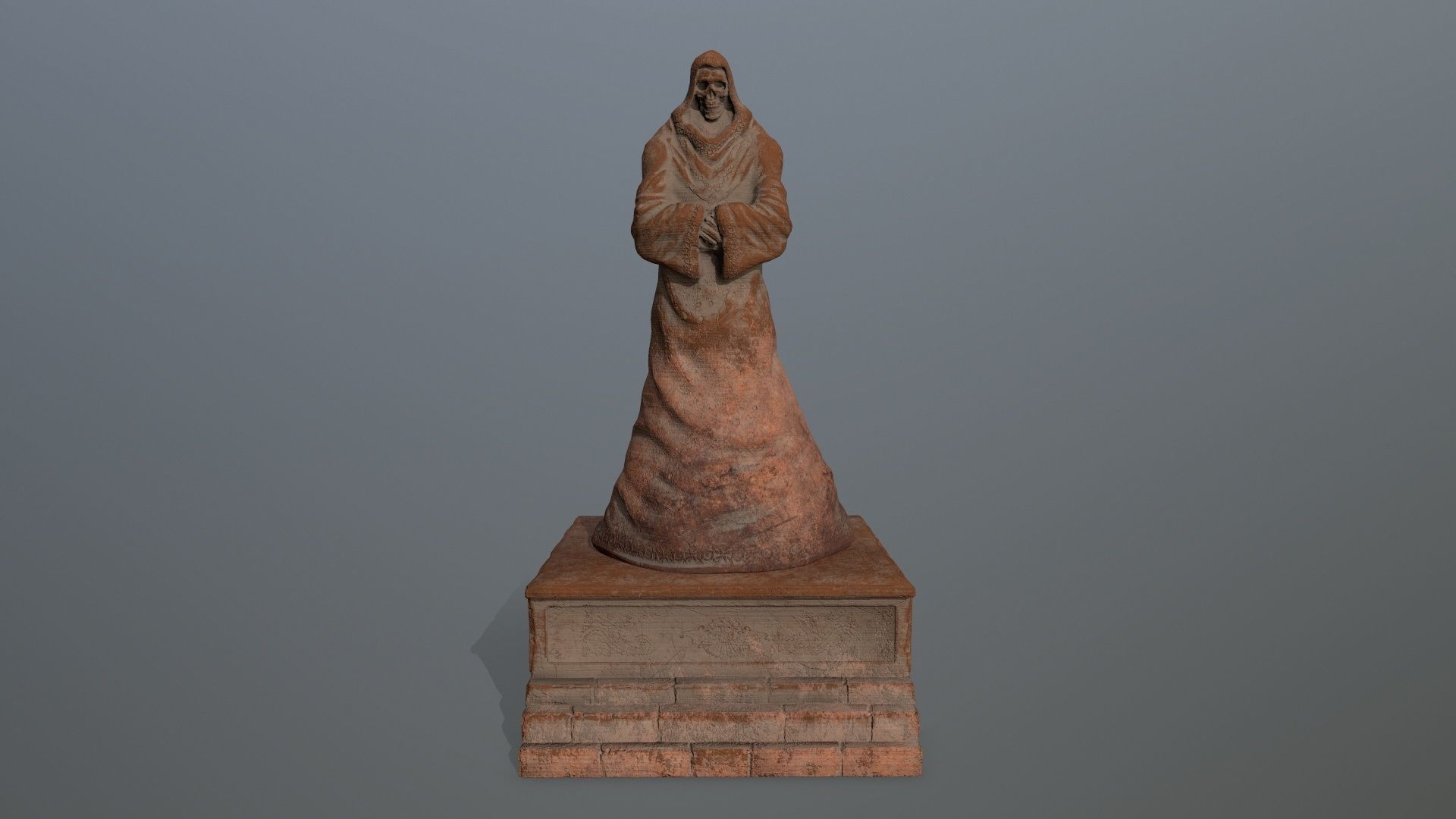 statue lord of rings Low-poly 3D model_6