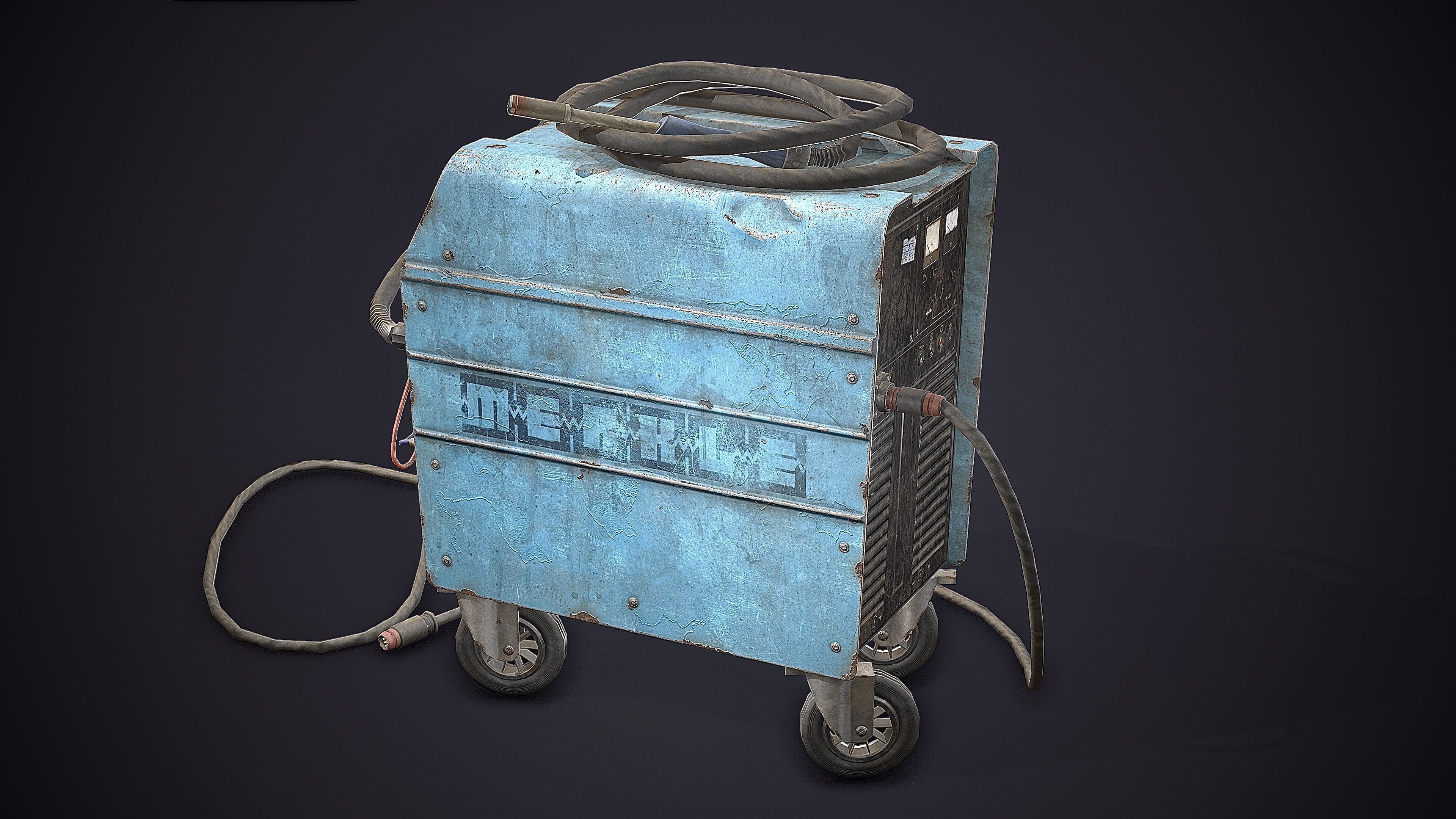 Welding Machine Low-poly 3D model_3