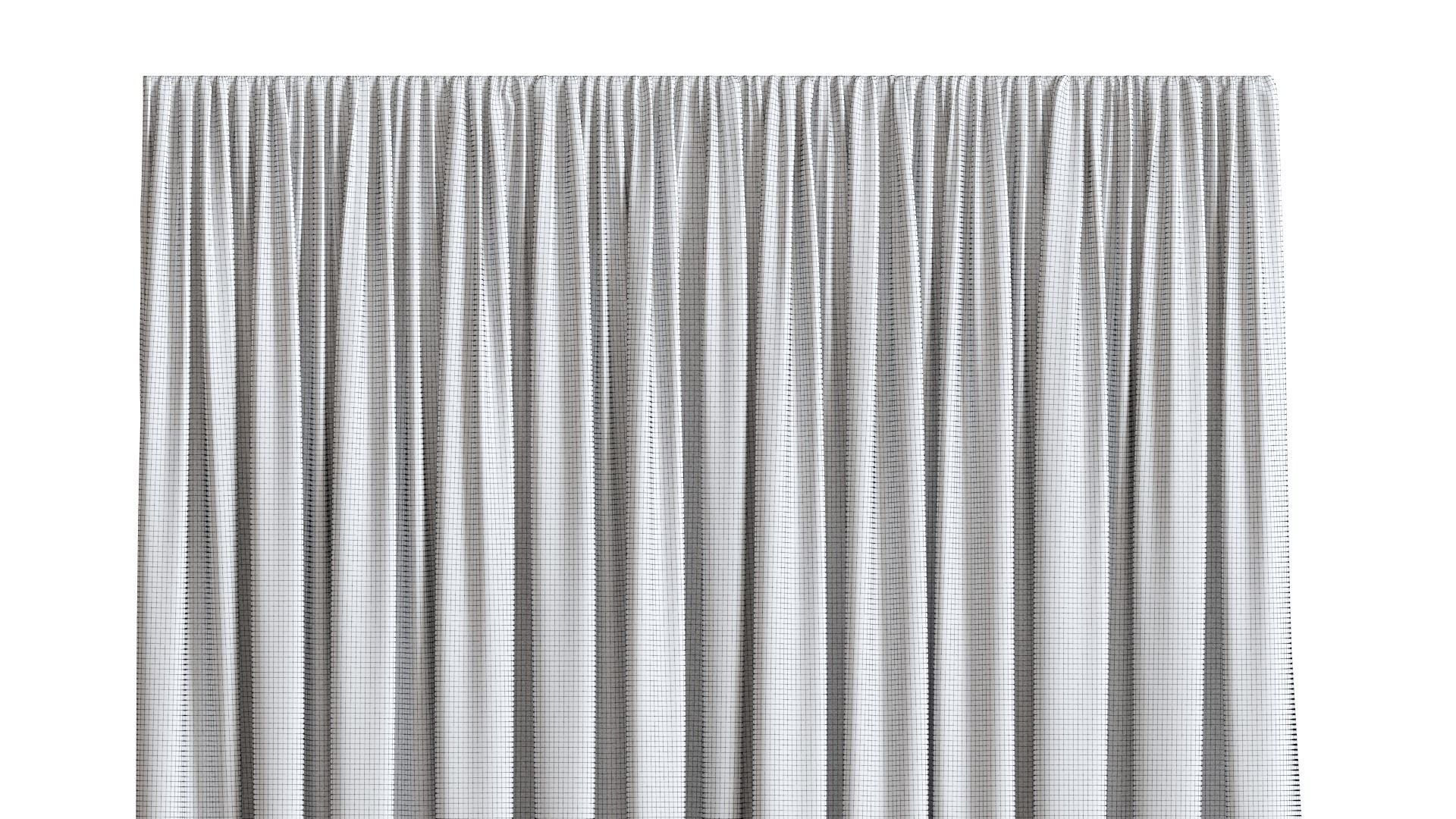 curtain set 01 3D model_4