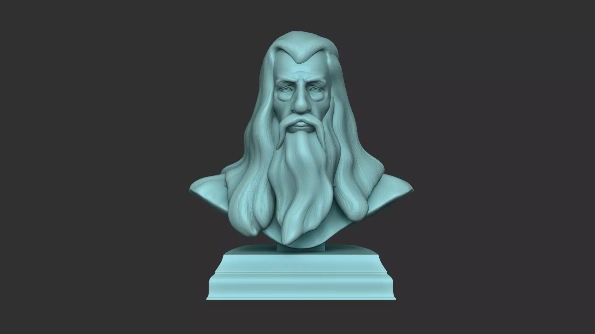Gandalf Bust - Ian McKellen - Lord of The Rings - Hobbit 3D print model_0