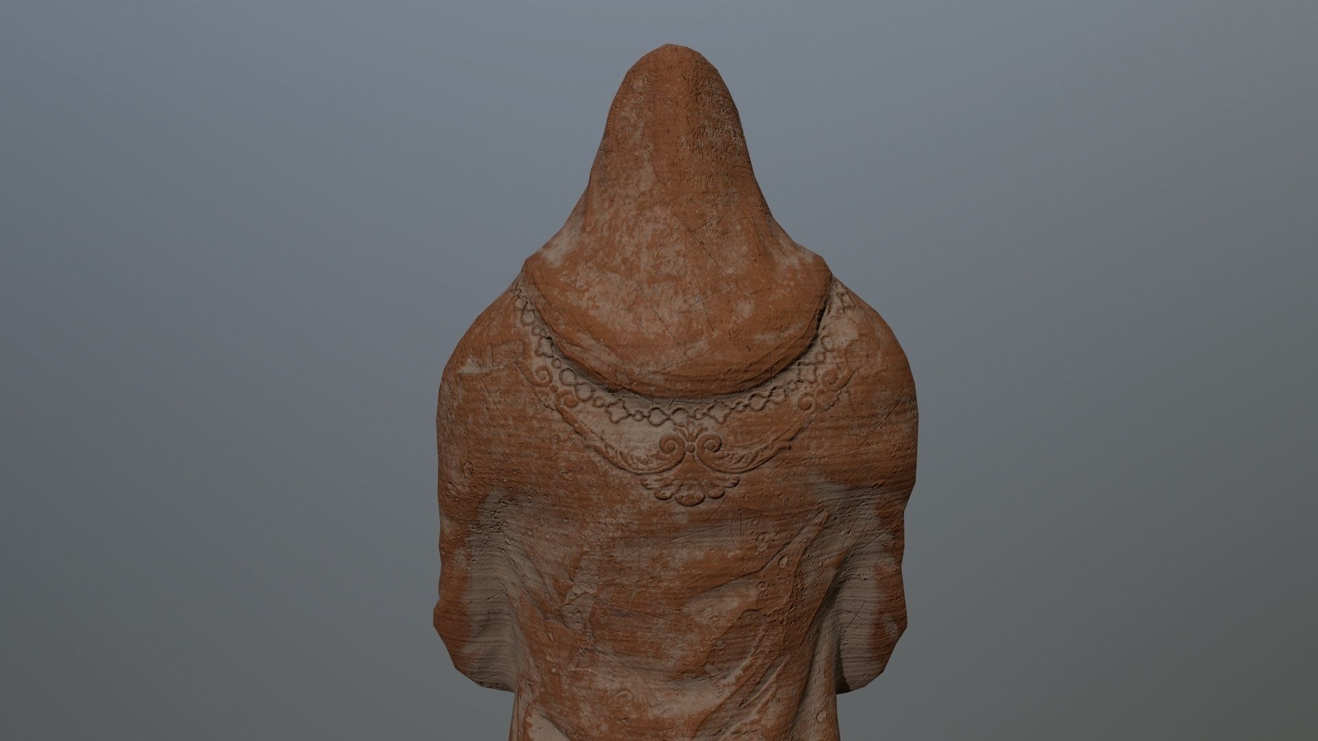 statue Low-poly 3D model_12