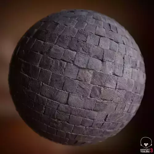 Wooden Blocks Pavement