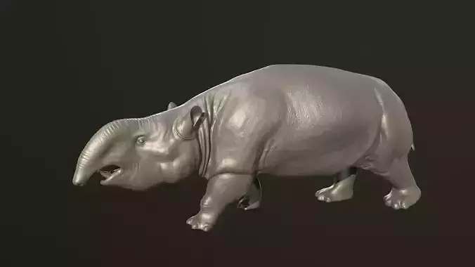 Pyrotherium hippopotamus 3D print model