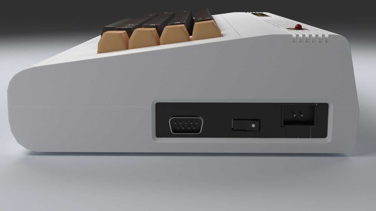 Commodore Vic-20 Low-poly 3D model_12