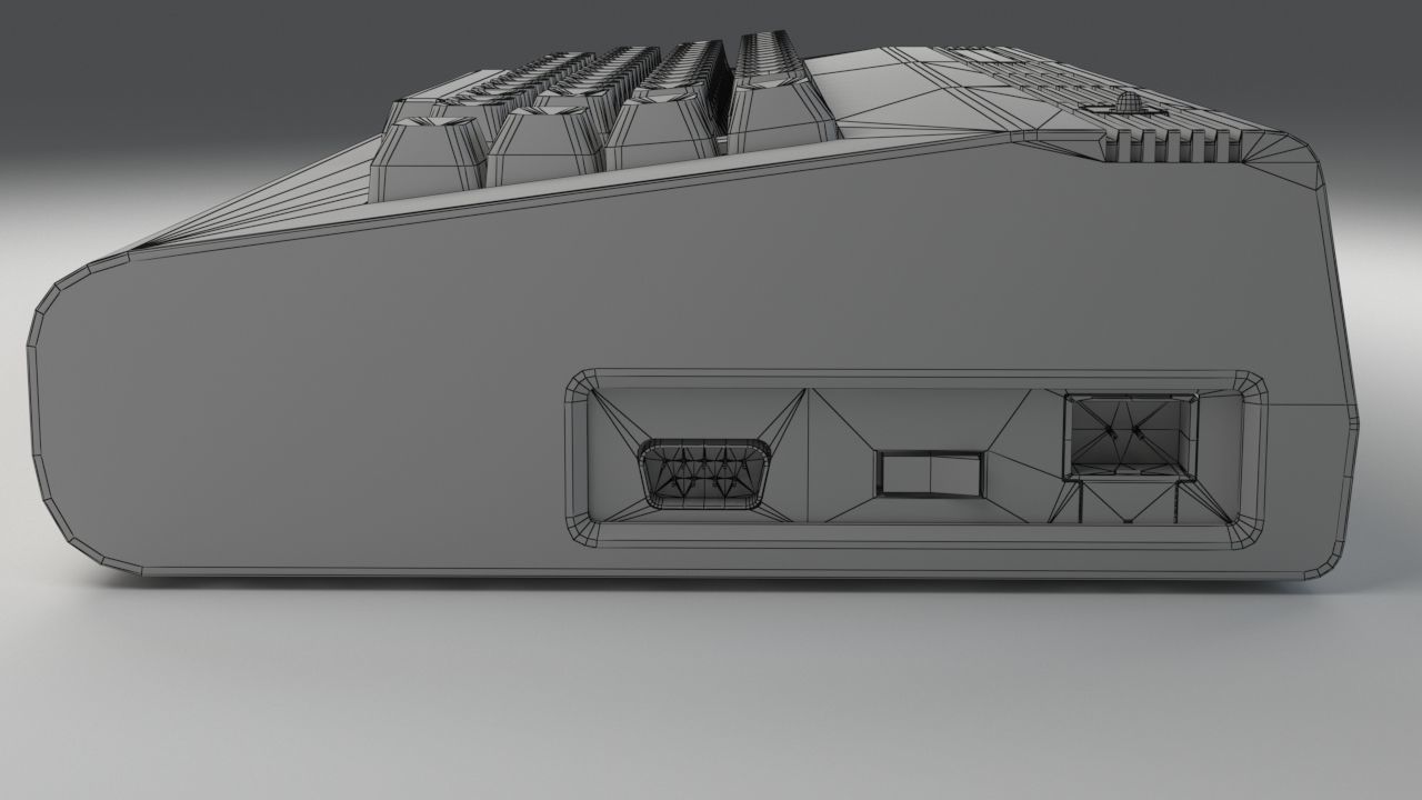 Commodore Vic-20 Low-poly 3D model_13