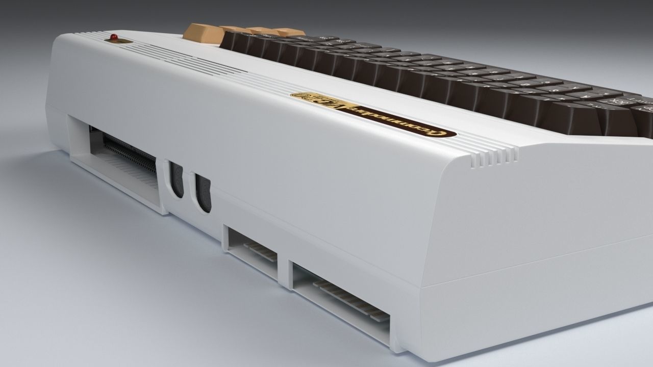 Commodore Vic-20 Low-poly 3D model_14